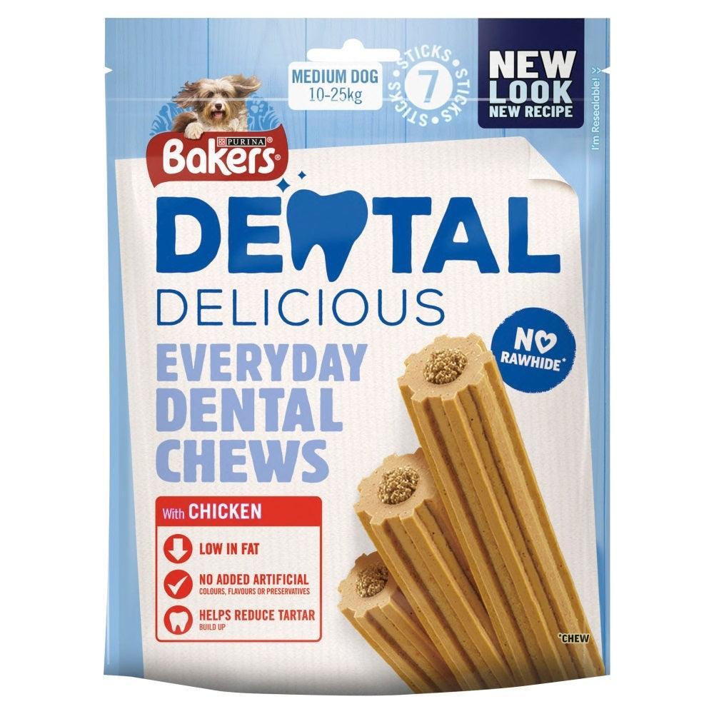 Bakers Dental Delicious Chicken Medium 200g - Case of 6