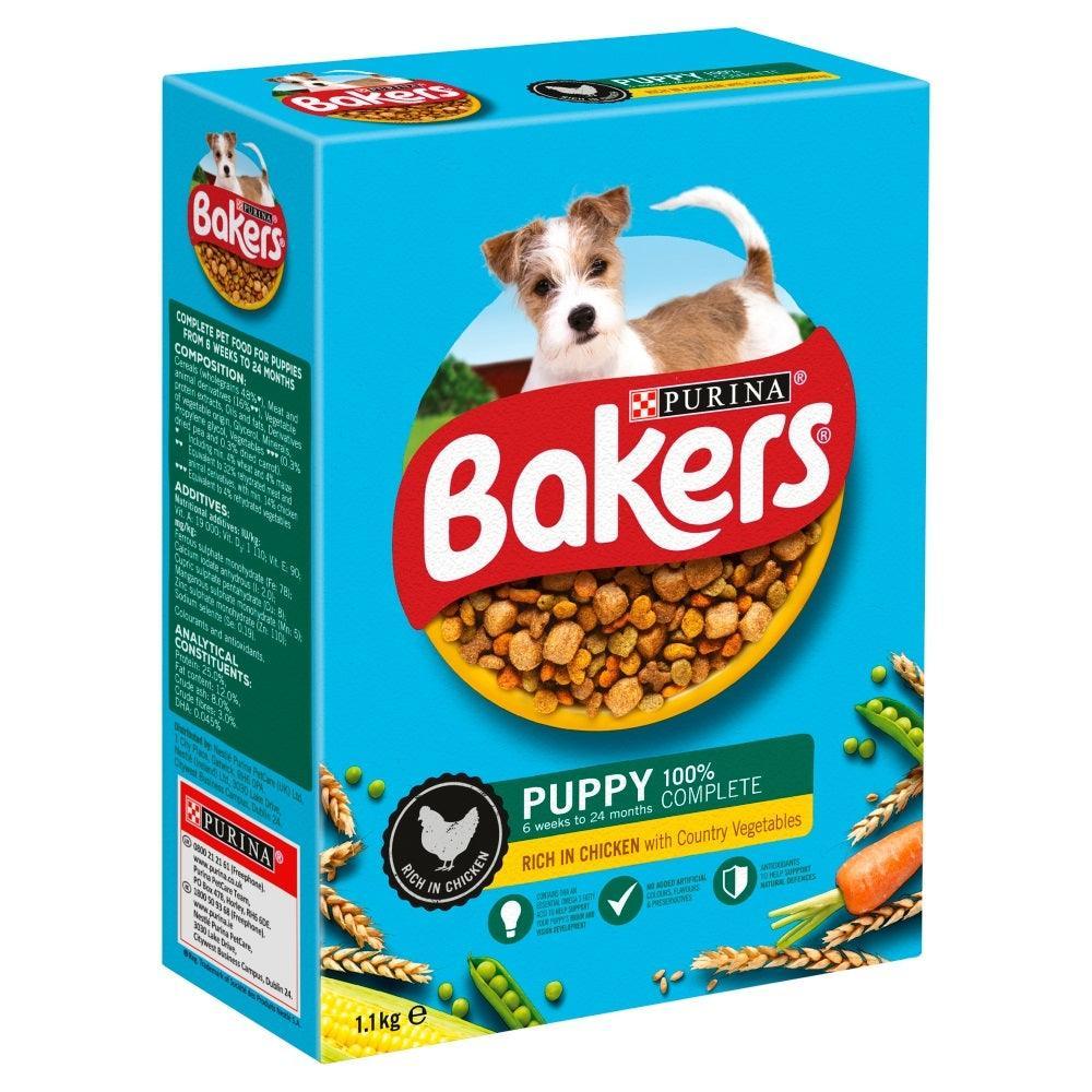 Bakers Complete Puppy with Chicken and Vegetables 1.1kg - Case of 5