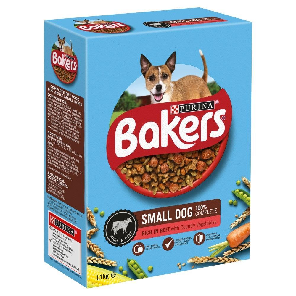Bakers Complete Small Dog with Beef and Vegetables 1.1kg - Case of 5