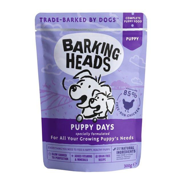 Barking Heads Wet Puppy Days Grain Free Pouches 300g - Case of 10