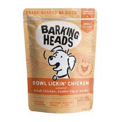 Barking Heads Bowl Lickin' Chicken Pouch 300g - Case of 10