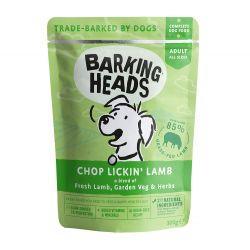 Barking Heads Chop Lickin Lamb Pouch 300g - Case of 10