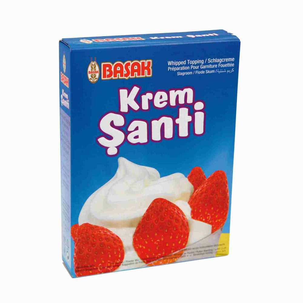 Basak Whipped Topping Plain Cream Shanty (Krem Santi Sade) 150g