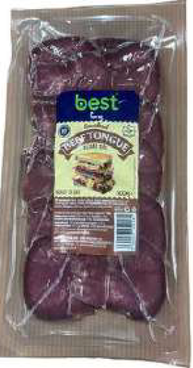Best Farm Smoked Beef Tongue Sliced Dil Füme 100g
