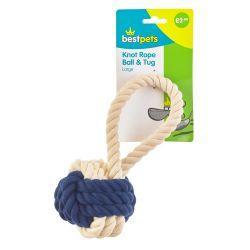 Bestpets Bola de Cuerda Anudada y Mordedor