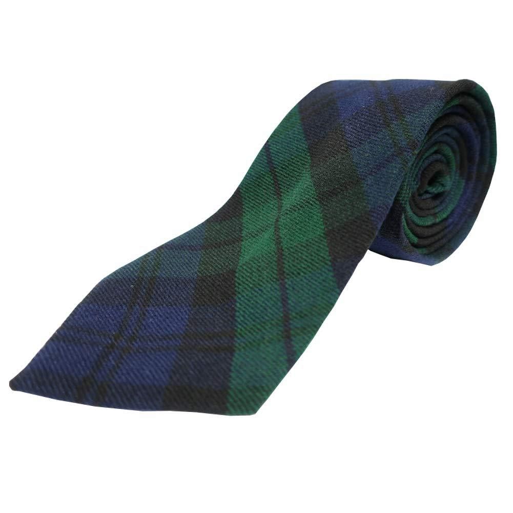 Black Watch Men's Traditional Scottish Acrylic Wool Tartan Tie