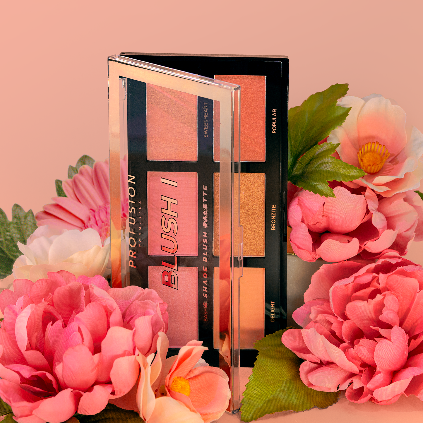 BLUSH I – 6 Shade Blush & Highlight Palette | Vegan & Cruelty Free