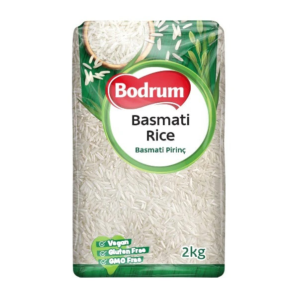 Bodrum Premium Long Grain Aromatic Basmati Rice 2kg