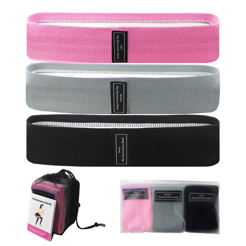 Body shaping squat hip circle yoga fitness tension belt resistance belt stretch belt