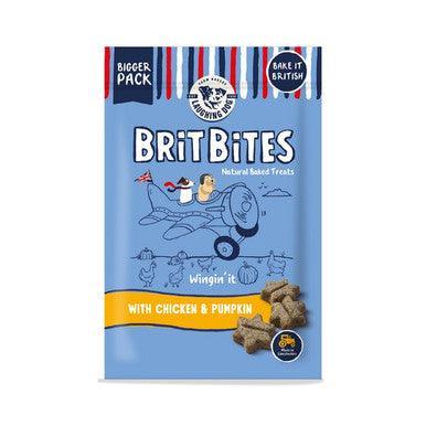 Laughing Dog Brit Bites Grain Free Chicken and Pumpkin 175g - Case of 7