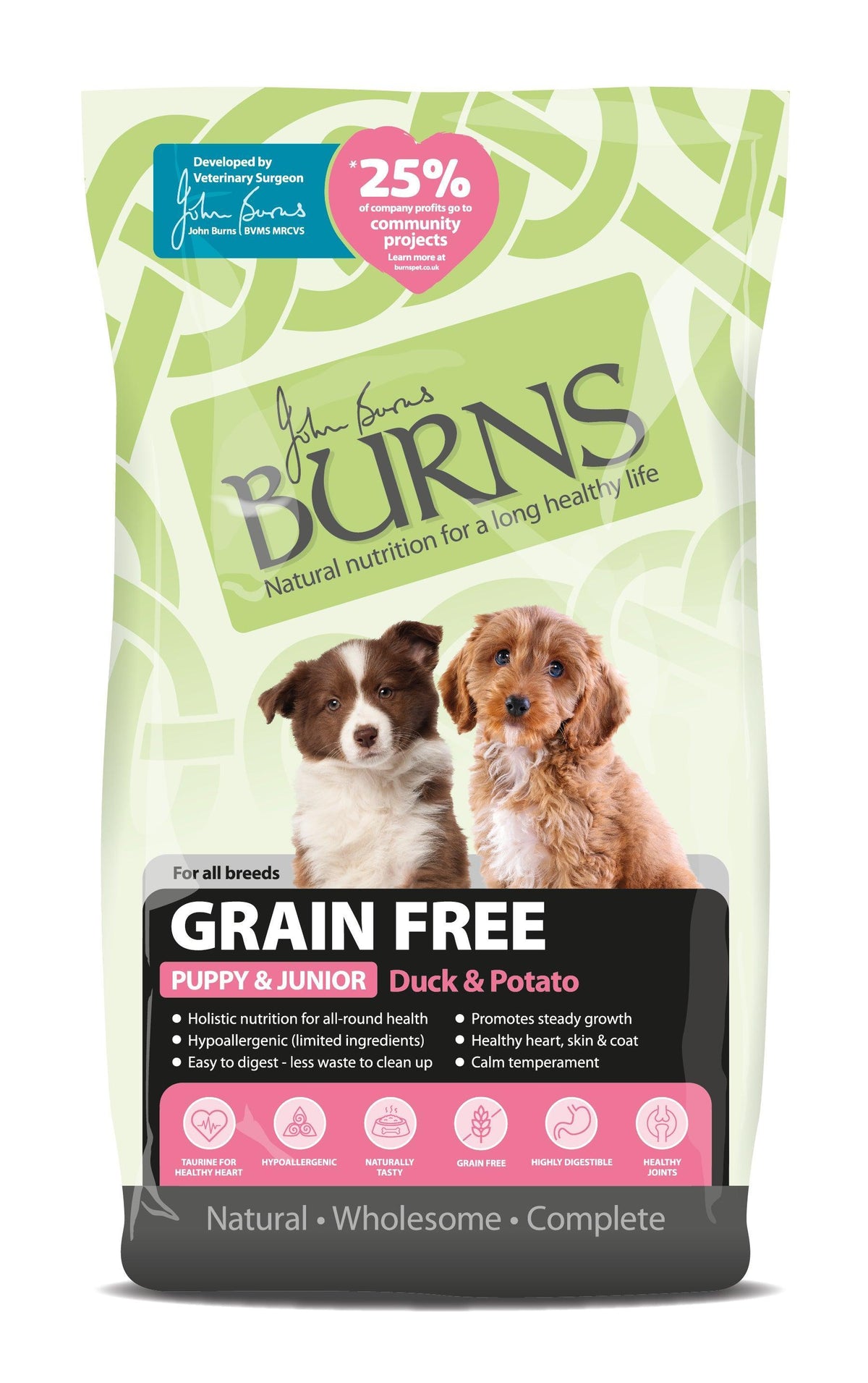 Burns Puppy Grain Free Duck 6kg