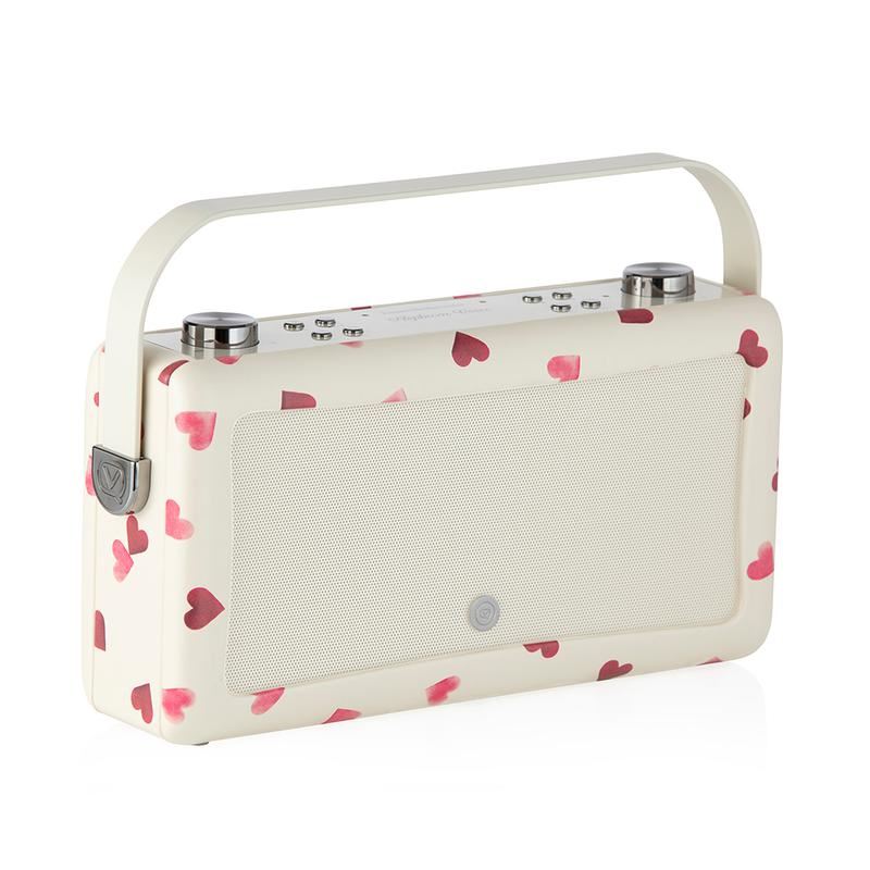 Hepburn Voice Speaker Emma Bridgewater Pink Hearts Radio