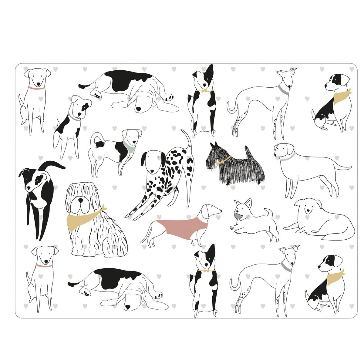 Playful Pets 4pk Dog Placemats