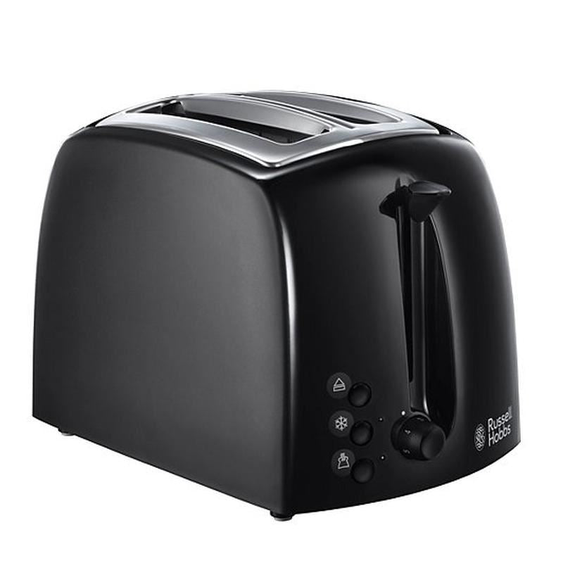 Russell Hobbs Textures Toaster 2 Slice Black