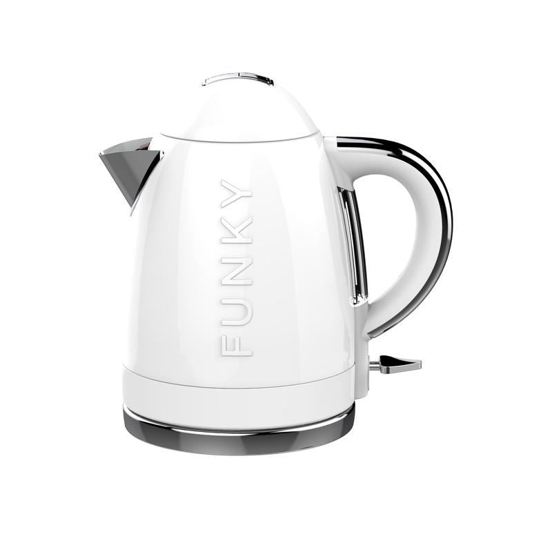 The Funky Appliance Company 1.7 Litre Funky White Kettle UK Plug