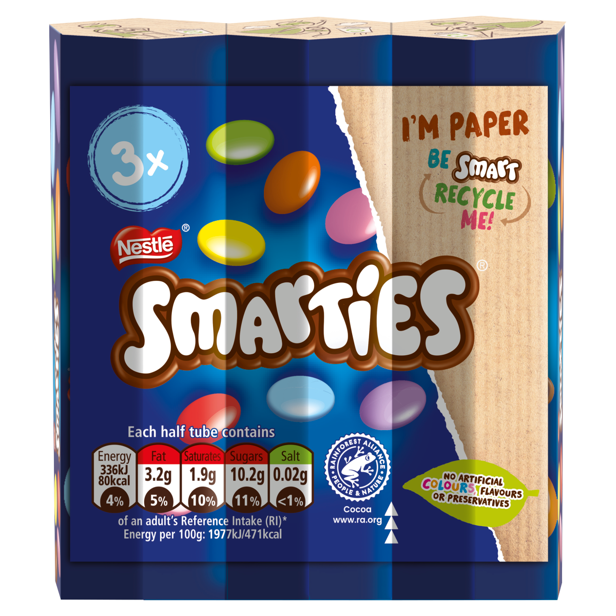 16 x Smarties 3 X 34G (102G)