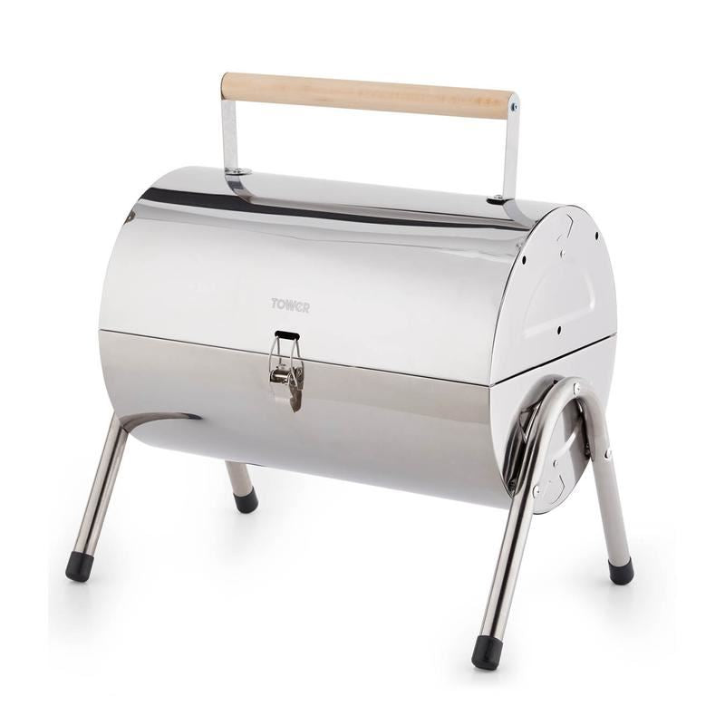 Tower Party Drum Stainless Steel Portable BBQ