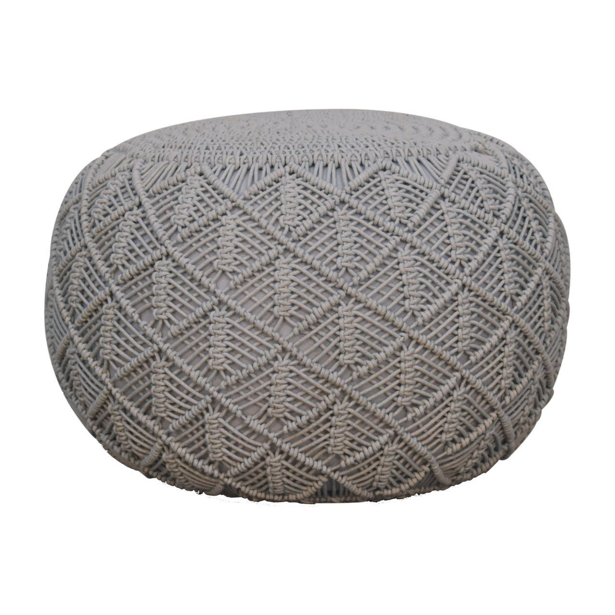 Artisan Ansley Grey Pouffe