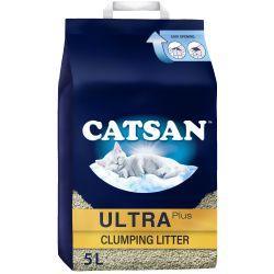 Catsan Ultra Clumping Odour Control Cat Litter 5ltr - Case of 3