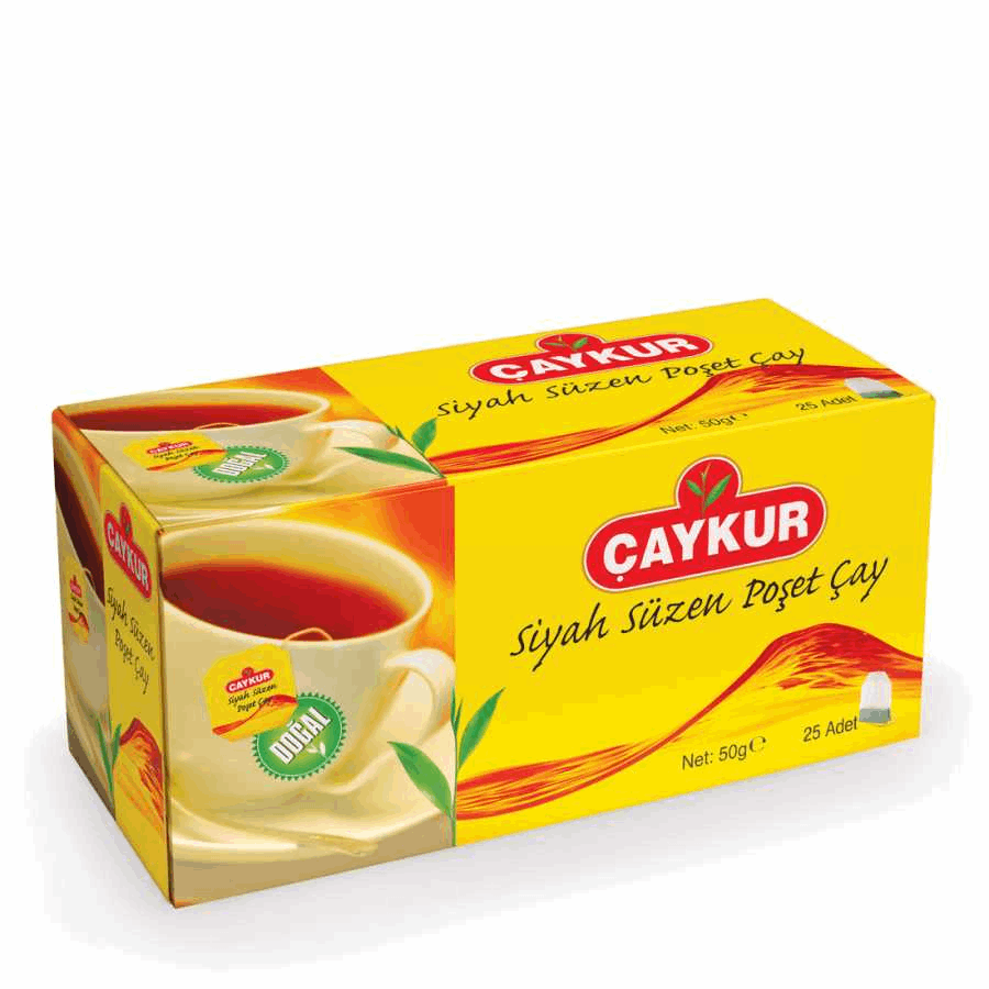 Caykur Tea Bags (25 Pcs) (Suzen Bardak Poset Cay) 50 Gr