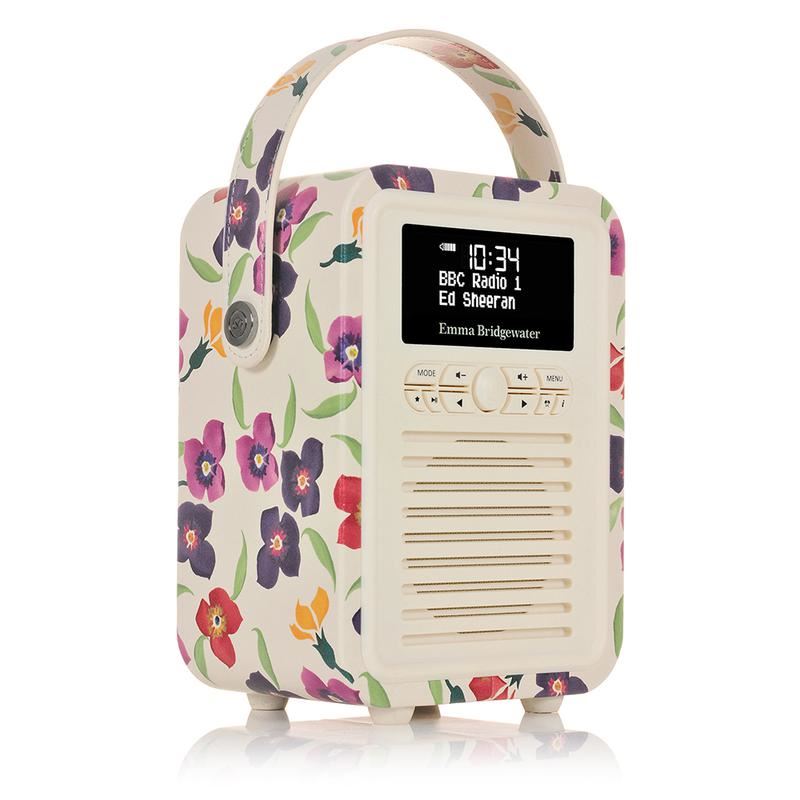 VQ Emma Bridgewater Wallflower Retro Mini DAB Radio
