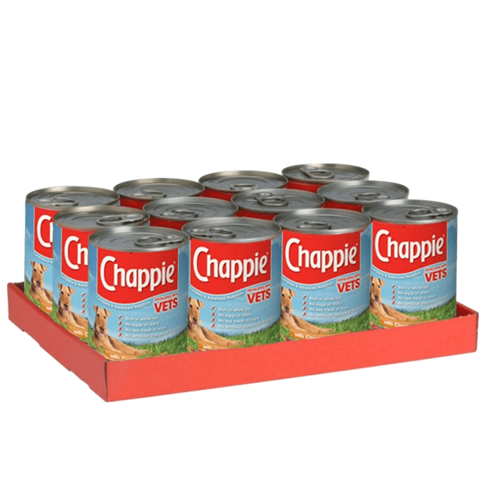 Chappie Tins Original Tray 412g - Case of 12