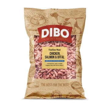 Chicken, Salmon and Offal Freeflow 1kg DIBO - Case of 8