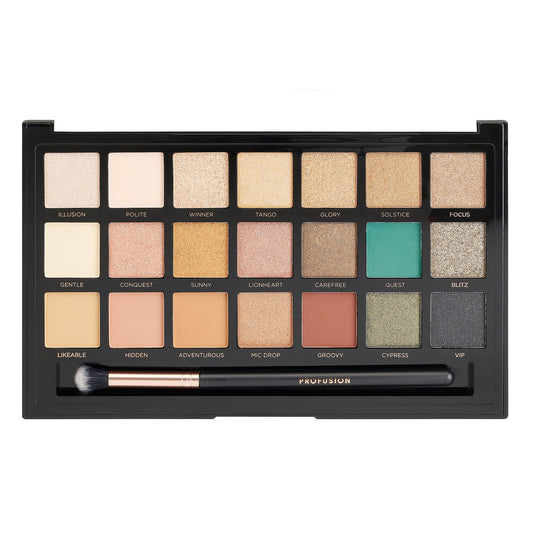 CHOCOLATES | Lidschatten-Palette mit 21 Farben & Pinsel