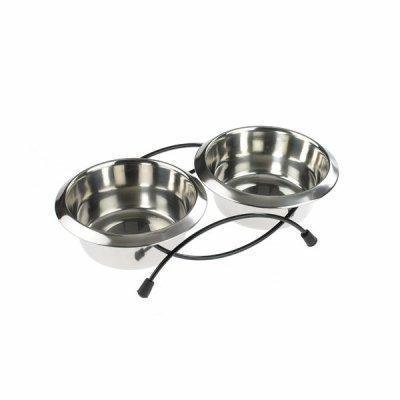 Classic Anti-Tip Twin Feeder and Dishes 950ml - Case of 2