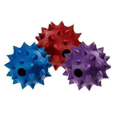 Classic Rubber Spike Ball with Bell 50mm - Case of 6
