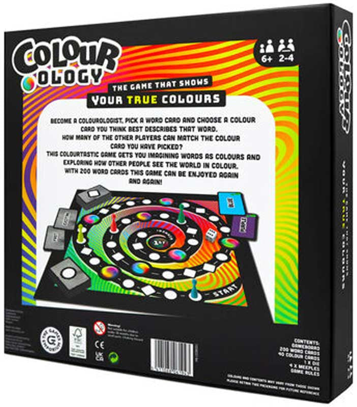 Colourology Brettspiel – Lustiges Familien-Partyspiel zum Farbenzuordnen