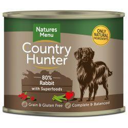 Country Hunter 80% Rabbit with Superfoods, 600g - Case of 6