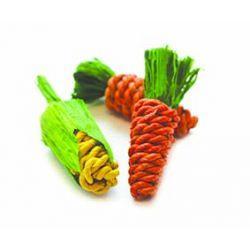 Critters Choice Sisal Carrot and Corn - Case of 3