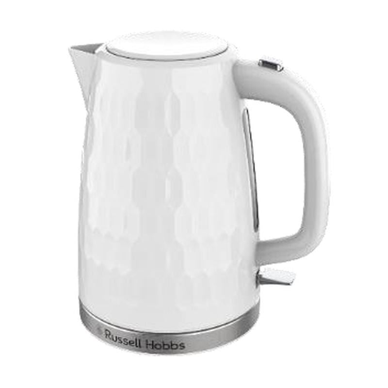 Russell Hobbs Honeycomb 1.7L Textured Kettle White