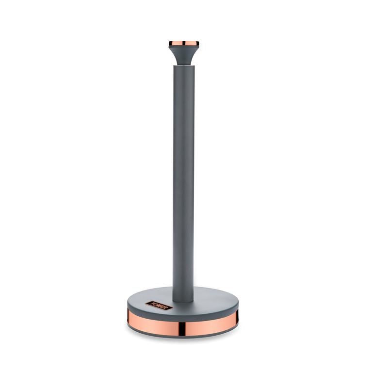 Tower Cavaletto Towel Pole Grey & Rose Gold
