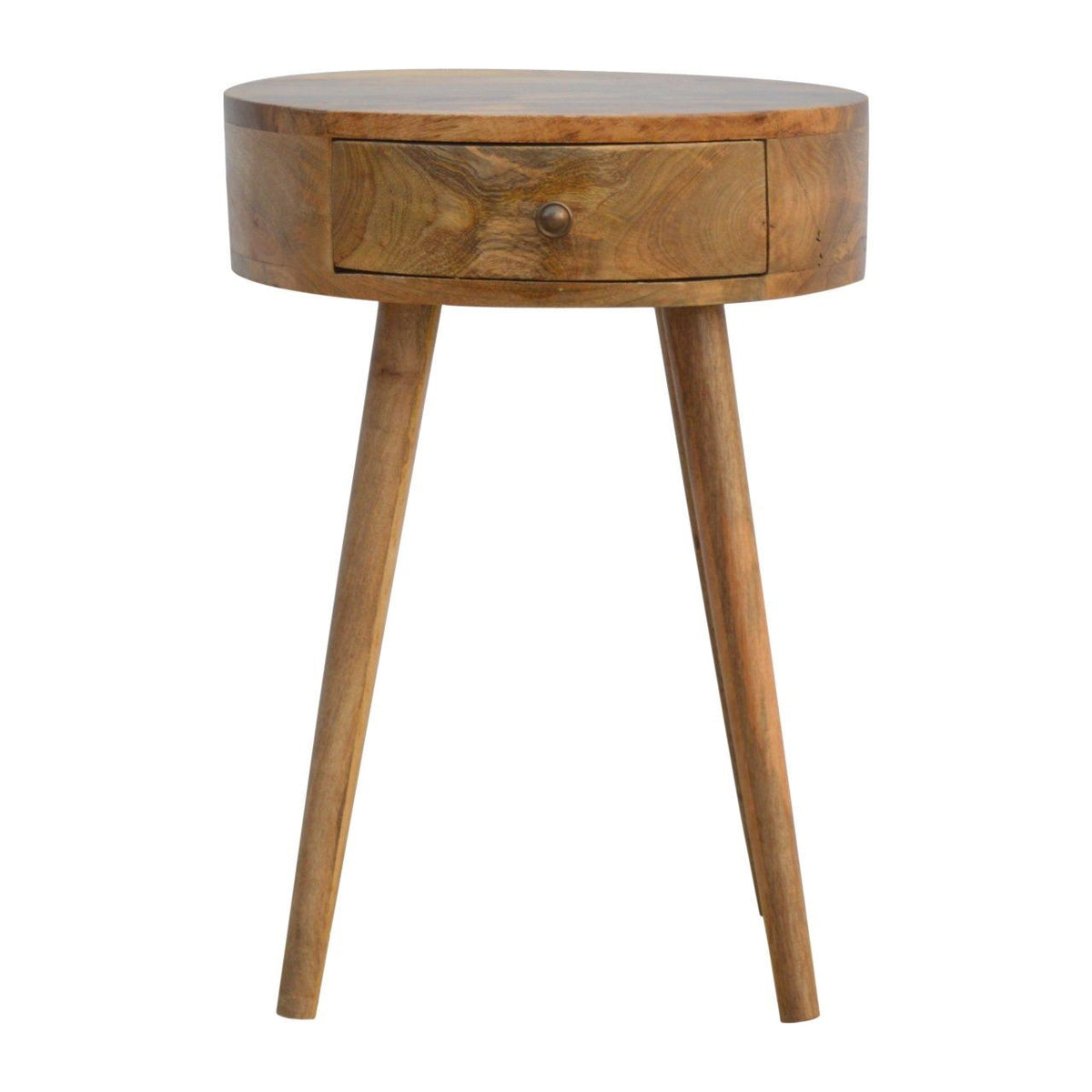 Artisan Nordic Circular Shaped Bedside Table