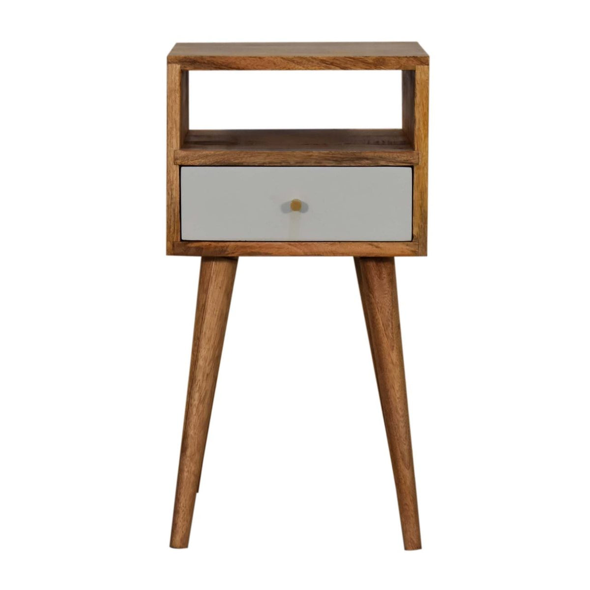 Artisan Mini Sky Blue Hand Painted Bedside Table