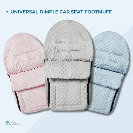Universal Dimple Car Seat Footmuff | Fits All 3 & 5 Point Harnesses