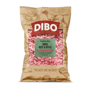 Duck, Beef and Offal Freeflow 1kg DIBO - Case of 8