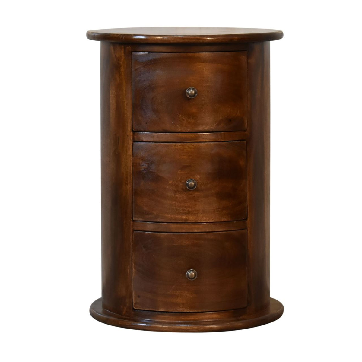 Artisan Chestnut 3 Drawer Chestnut Drum Chest