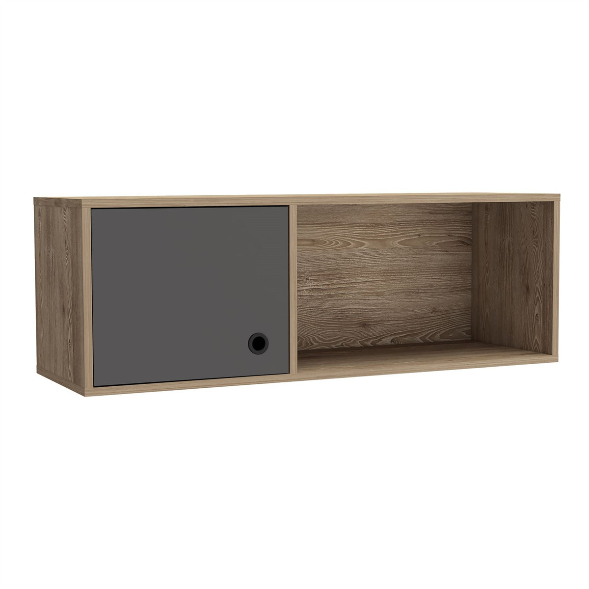 Vegas Bleached Oak Wall Storage Unit