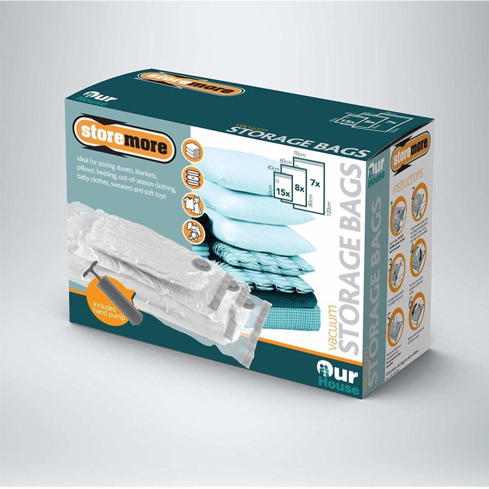 OurHouse Vacuum Bag Set 30pcs With Pump
