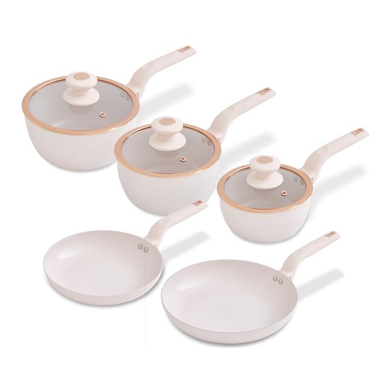 Tower Pink Cavaletto 5 Piece Cookware Set