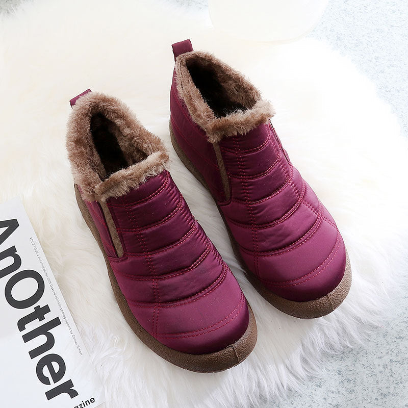 Winter Men's Cotton Shoes High-top Warm Fleece-lined