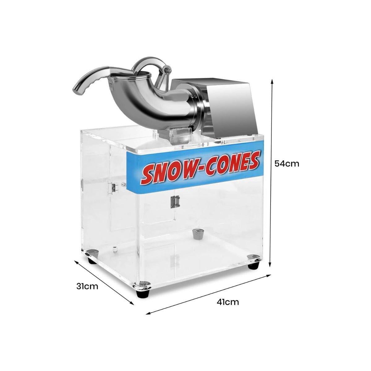 Electric Snow Cone Maker with Dual Blades