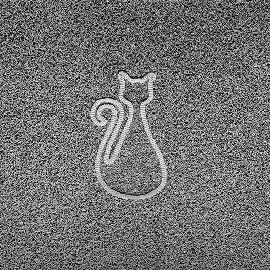Nicoman Cat Embossed Spaghetti Door Mat | Indoor & Outdoor | Multiple Colours & Sizes
