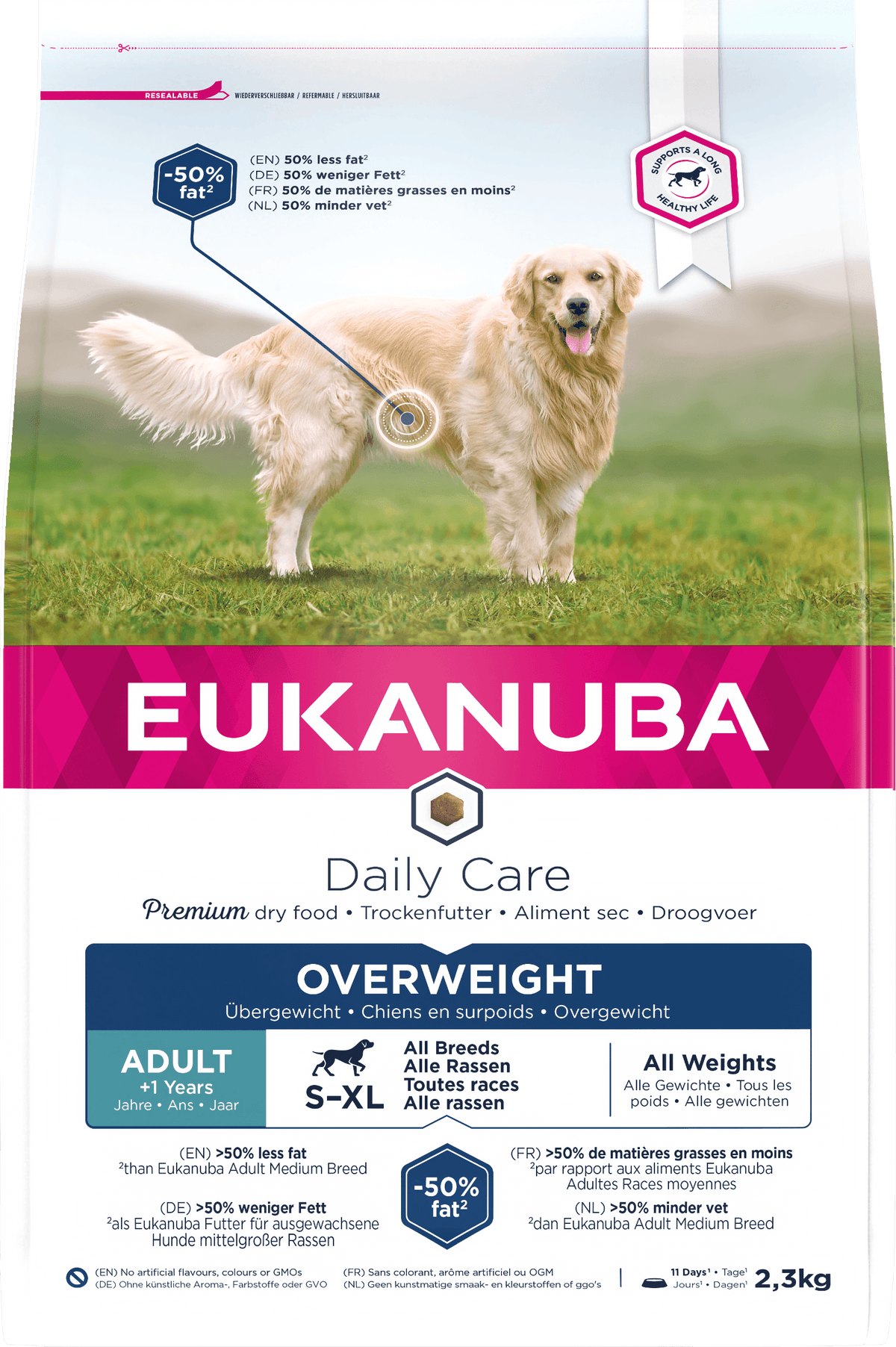 Eukanuba Daily Care Overweight 2.3kg - Case of 3