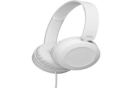 JVC HAS31MWE Foldable Headphones with Remote Mic - White