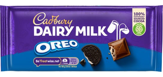 17 x tableta de chocolate Cadbury Dairy Milk con Oreo 120g