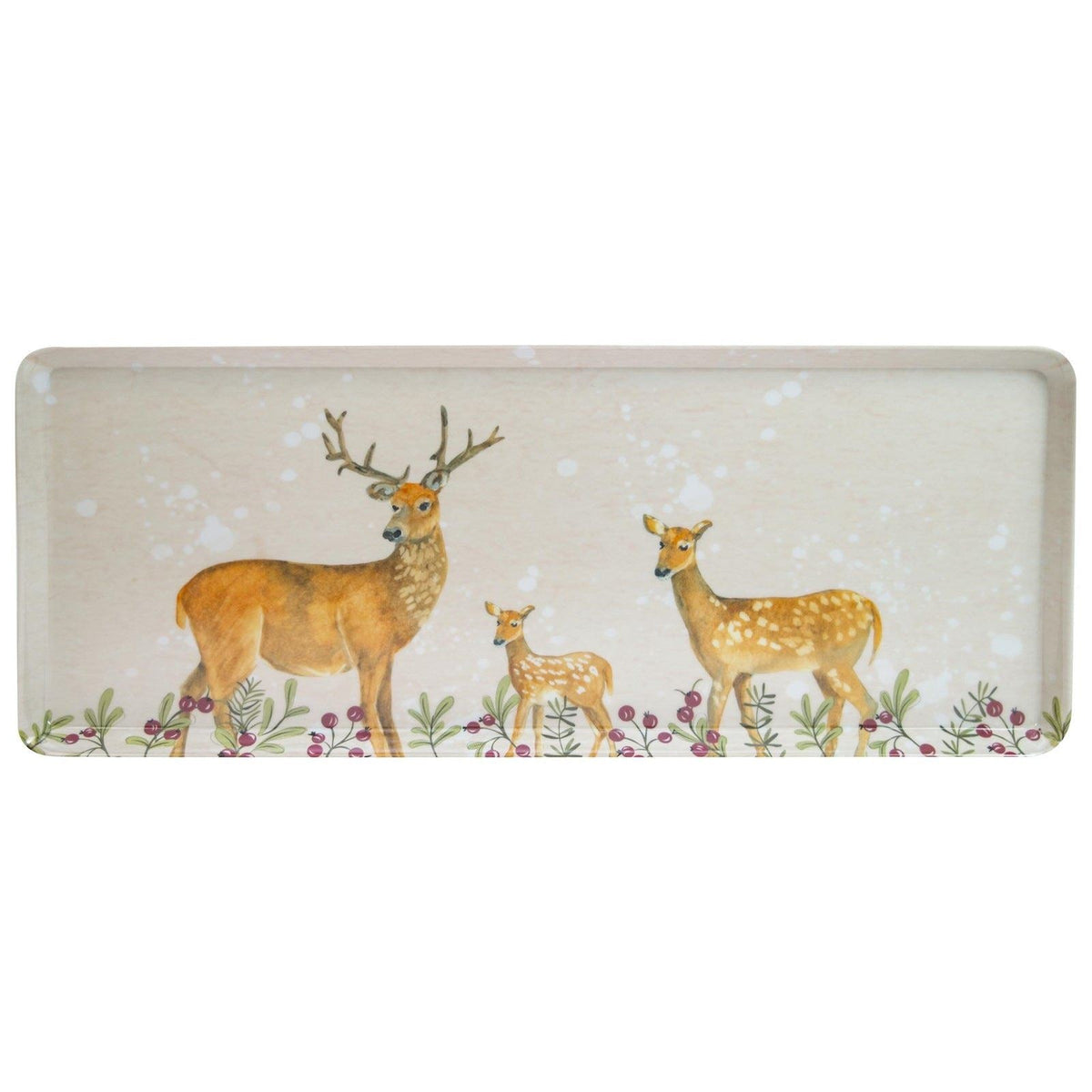 Winter Lodge Rectangular Tray